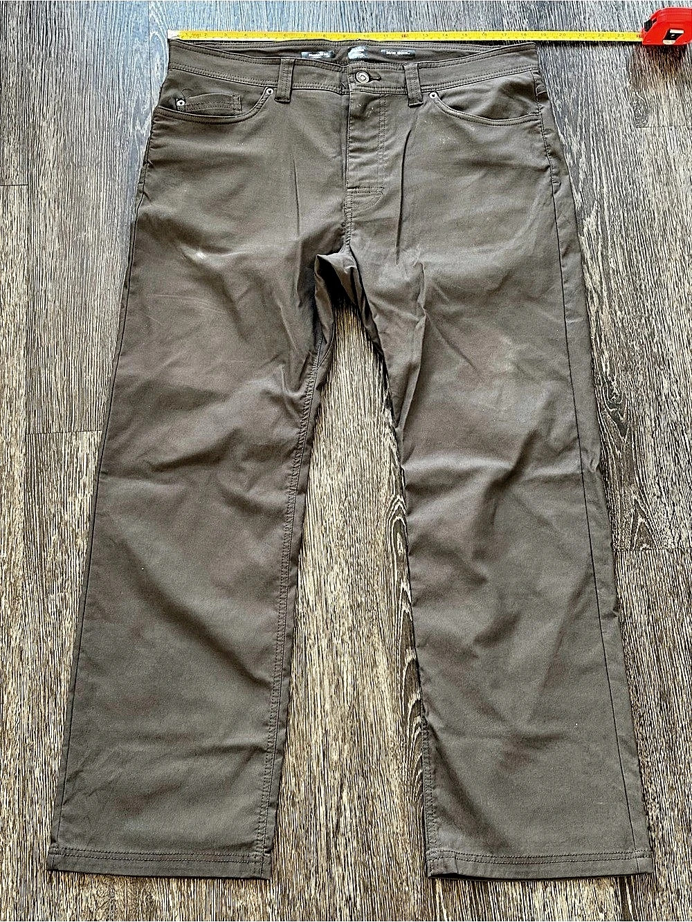 prAna Brion Men’s 36x30 charcoal Stretch Hiking Outdoor Pants